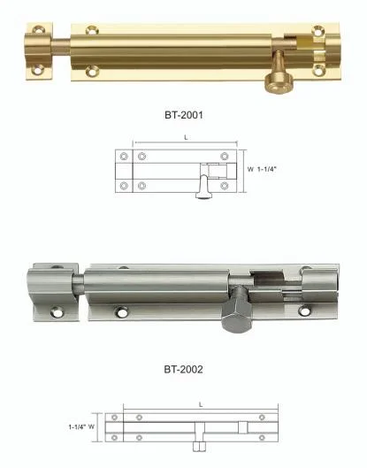 High Quality Brass Stainless Steel Door Tower Bolt (BT-2001)